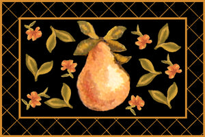 Chelsea Hk163 Hand Hooked Wool Pile Rug in Black 2ft-9in x 4ft-9in