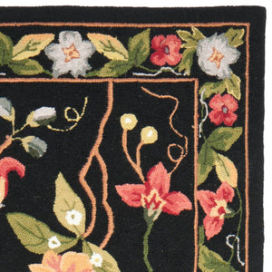 Hk311 Luxurious Hand Hooked Wool Pile Rug - Stunning Design for Cozy Home Interiors and Comfort