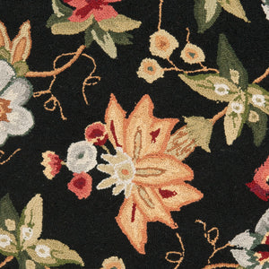 Hk311 Luxurious Hand Hooked Wool Pile Rug - Stunning Design for Cozy Home Interiors and Comfort