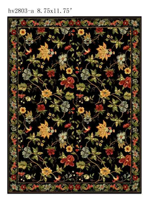 Hk311 Luxurious Hand Hooked Wool Pile Rug - Stunning Design for Cozy Home Interiors and Comfort