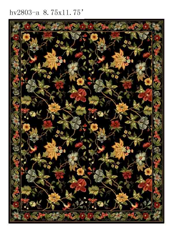 Hk311 Luxurious Hand Hooked Wool Pile Rug - Stunning Design for Cozy Home Interiors and Comfort