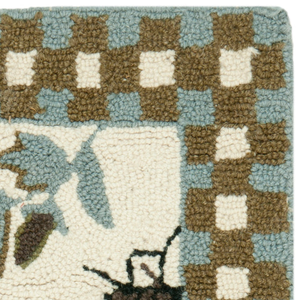 Safavieh Hk55 Hand Hooked Wool Rug HK55G-4R