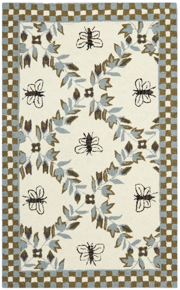 Safavieh Hk55 Hand Hooked Wool Rug HK55G-4R