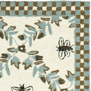 Safavieh Hk55 Hand Hooked Wool Rug HK55G-4R