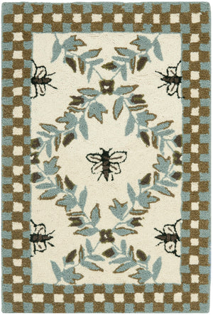 Safavieh Hk55 Hand Hooked Wool Rug HK55G-4R