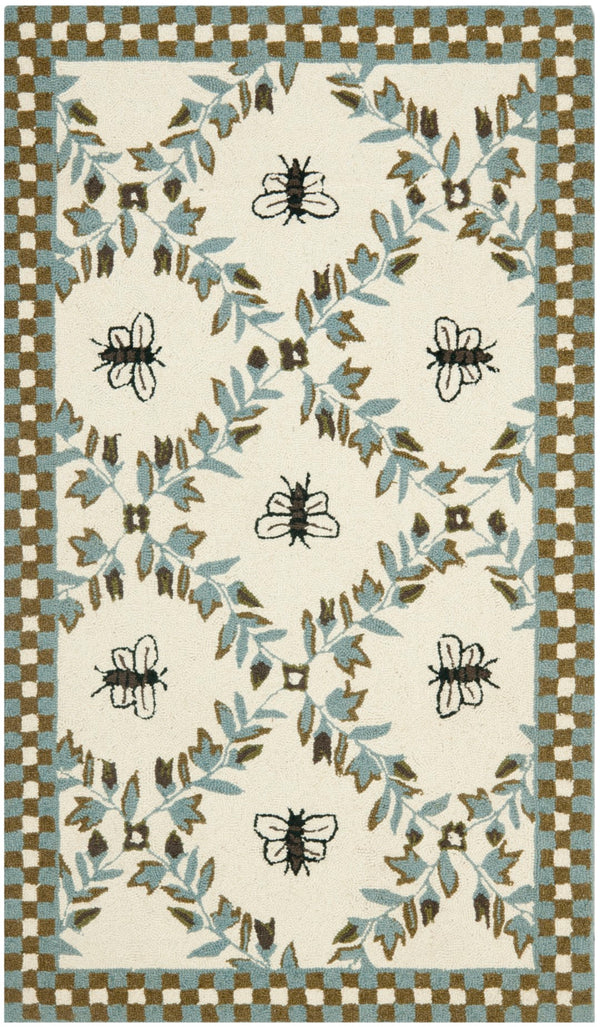 Safavieh Hk55 Hand Hooked Wool Rug HK55G-4R