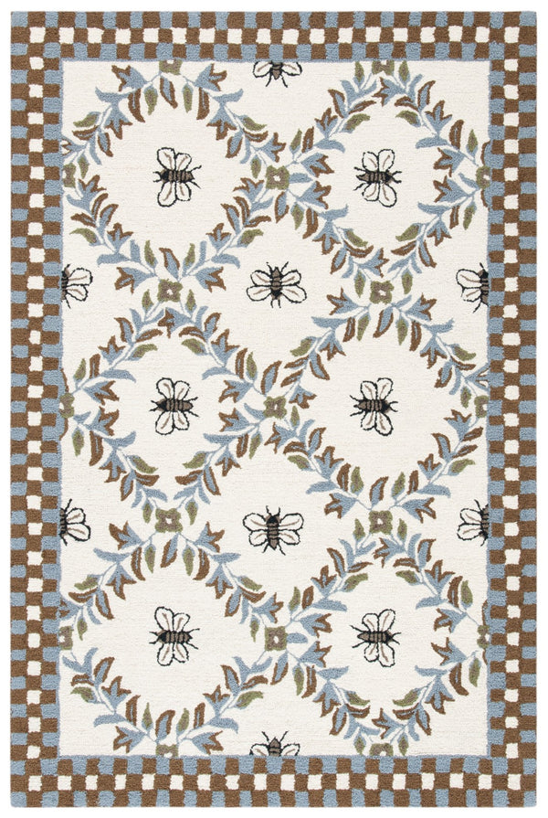 Safavieh Hk55 Hand Hooked Wool Rug HK55G-4R