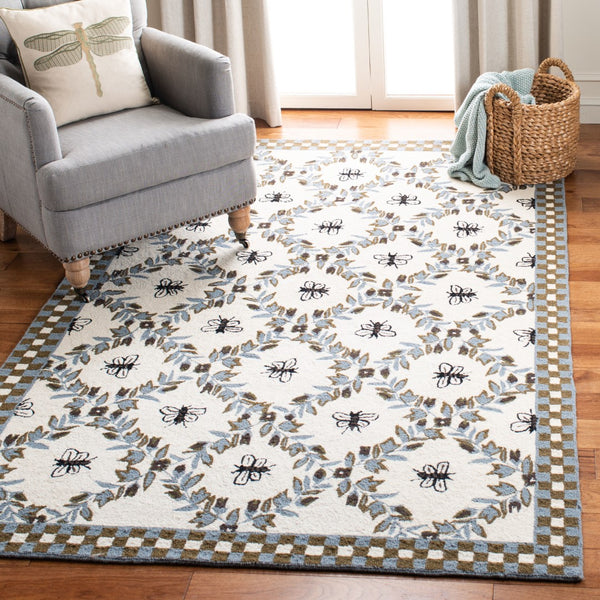 Safavieh Hk55 Hand Hooked Wool Rug HK55G-4R