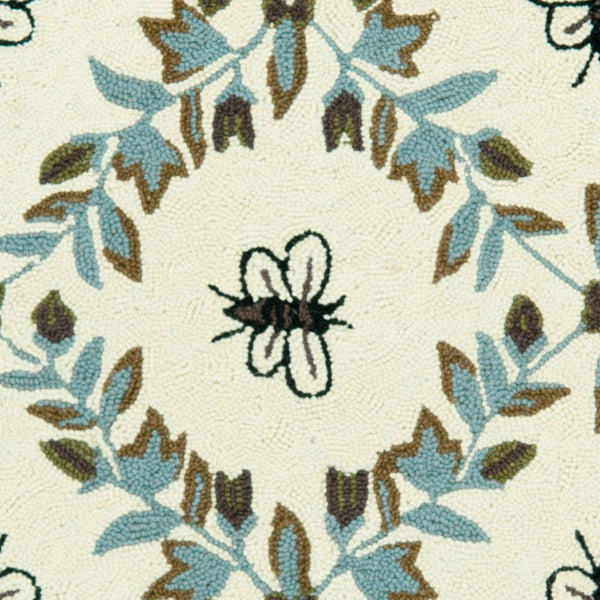 Safavieh Hk55 Hand Hooked Wool Rug HK55G-4R