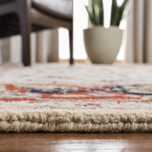 Nottingham Hand Hooked Rug in Premium Virgin Wool – Timeless American & European Design Elegance