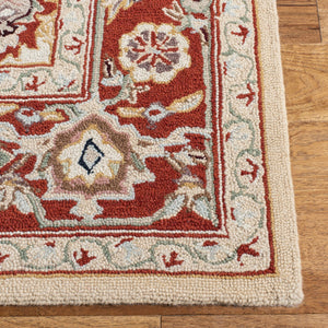 Nottingham Hand Hooked Rug in Premium Virgin Wool – Timeless American & European Design Elegance