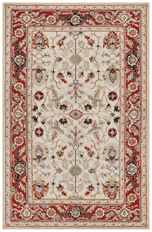 Nottingham Hand Hooked Rug in Premium Virgin Wool – Timeless American & European Design Elegance
