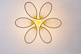 Bethel Brass LED Flush Mount in Aluminum & Acrylic