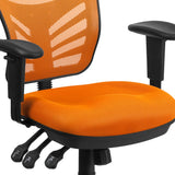 English Elm EE2005 Contemporary Commercial Grade Mesh Executive Office Chair Orange EEV-14598