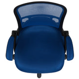 English Elm EE2014 Contemporary Commercial Grade Mesh Executive Office Chair Blue EEV-14630