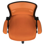 English Elm EE2014 Contemporary Commercial Grade Mesh Executive Office Chair Orange EEV-14634