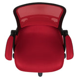 English Elm EE2014 Contemporary Commercial Grade Mesh Executive Office Chair Red EEV-14636