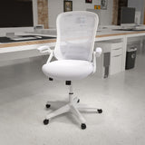 English Elm EE2014 Contemporary Commercial Grade Mesh Executive Office Chair White EEV-14637