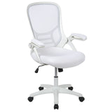 English Elm EE2014 Contemporary Commercial Grade Mesh Executive Office Chair White EEV-14637