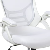 English Elm EE2014 Contemporary Commercial Grade Mesh Executive Office Chair White EEV-14637