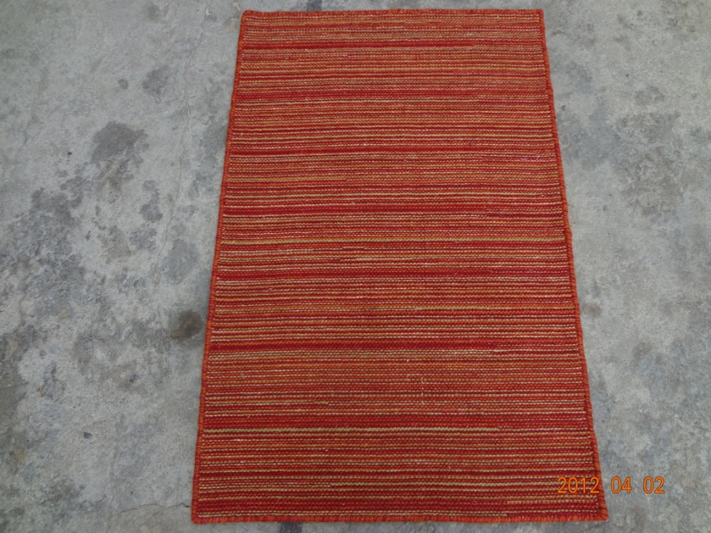 Hand Loom Flat Weave Hlf861 Hand Knotted Wool Pile Rug in Space, Multi 2ft x 3ft-4in
