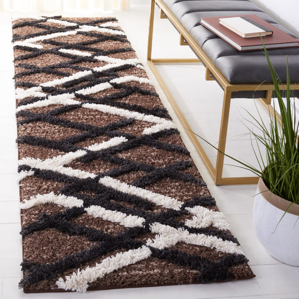 Safavieh Hi-Lo Shag 206 Power Loomed 80% Polyester/20% Polypropylene Shag & Flokati Rug HLS206T-9