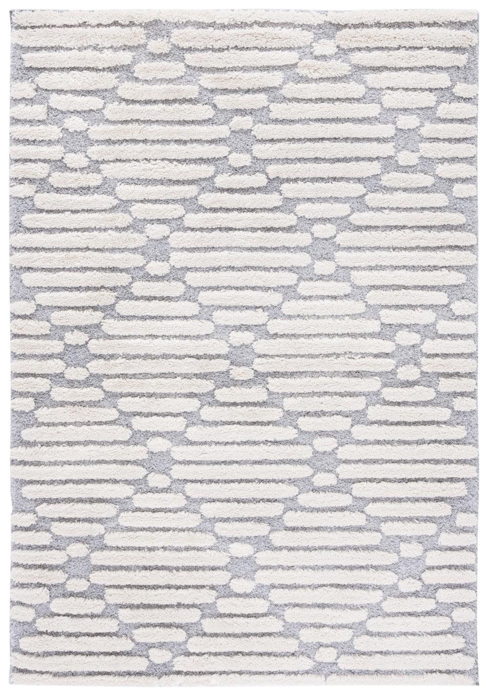 Safavieh Hi-Lo Shag 212 Polyester + Polypropylene Power Loomed Shag & Flokati Rug HLS212B-5