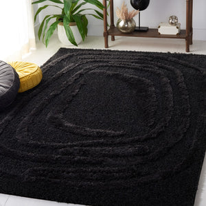 Safavieh Hi-Lo Shag 214 Power Loomed 80% Polyester/20% Polypropylene Shag & Flokati Rug HLS214Z-9