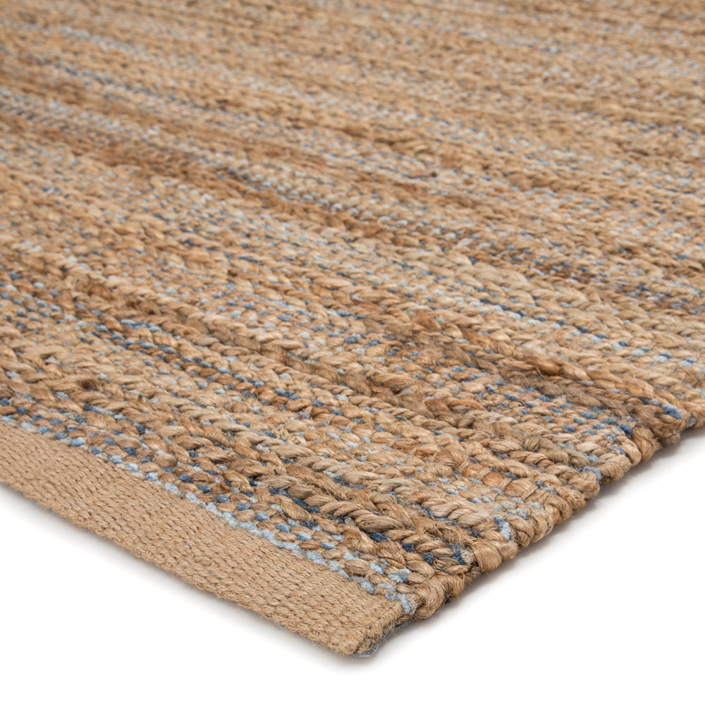 Jaipur Living Canterbury Natural Solid Beige/ Blue Area Rug (6'X9')