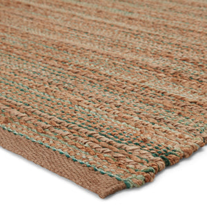 Jaipur Living Canterbury Natural Solid Tan/ Green Area Rug (6'X9')