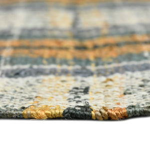 AMER Rugs Hampton HMP-1 Hand-Loomed Plaid Farmhouse Area Rug Olive 3'6" x 5'6"