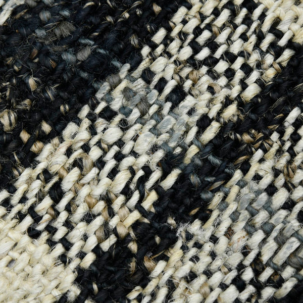 AMER Rugs Hampton HMP-2 Hand-Loomed Plaid Farmhouse Area Rug Charcoal 3'6" x 5'6"