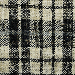 AMER Rugs Hampton HMP-2 Hand-Loomed Plaid Farmhouse Area Rug Charcoal 3'6" x 5'6"