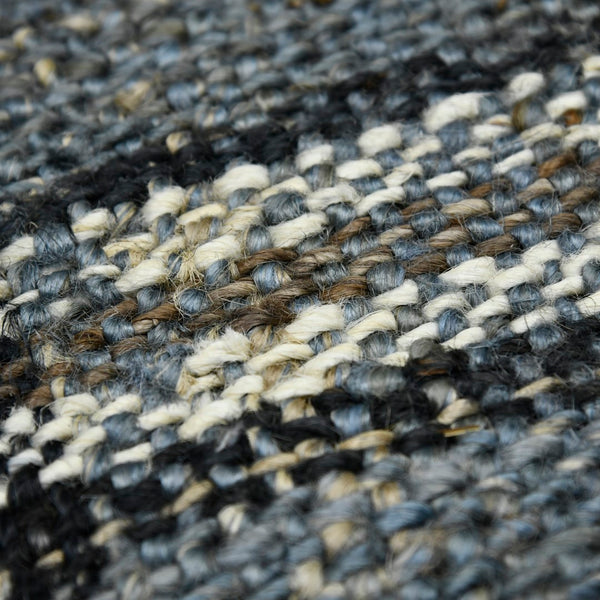 AMER Rugs Hampton HMP-3 Hand-Loomed Plaid Farmhouse Area Rug Blue 3'6" x 5'6"