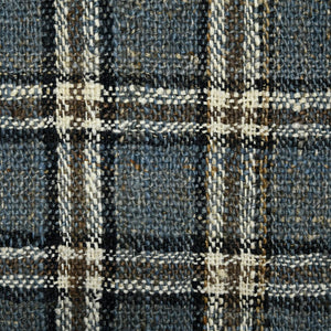 AMER Rugs Hampton HMP-3 Hand-Loomed Plaid Farmhouse Area Rug Blue 3'6" x 5'6"