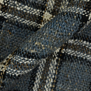 AMER Rugs Hampton HMP-3 Hand-Loomed Plaid Farmhouse Area Rug Blue 3'6" x 5'6"