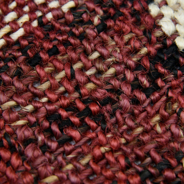 AMER Rugs Hampton HMP-4 Hand-Loomed Plaid Farmhouse Area Rug Brick Red 3'6" x 5'6"