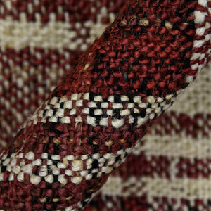 AMER Rugs Hampton HMP-4 Hand-Loomed Plaid Farmhouse Area Rug Brick Red 3'6" x 5'6"