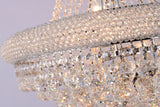 Bethel Chrome Chandelier in Metal & Crystal