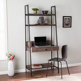 Sei Furniture Lizvan Industrial Ladder Desk W Storage Ho1133637