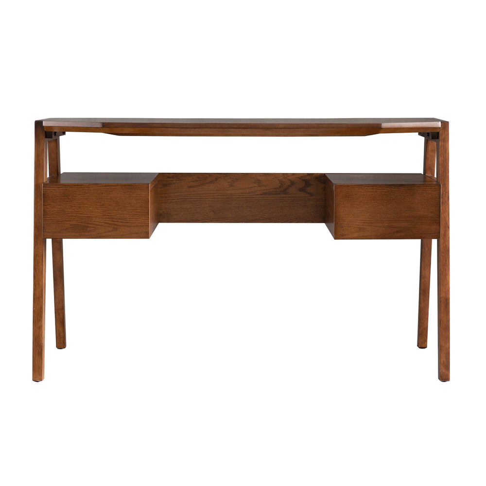 Sei Furniture Clyden Midcentury Modern Writing Desk W Storage Ho2744