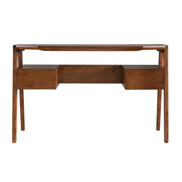 Sei Furniture Clyden Midcentury Modern Writing Desk W Storage Ho2744