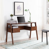Sei Furniture Clyden Midcentury Modern Writing Desk W Storage Ho2744