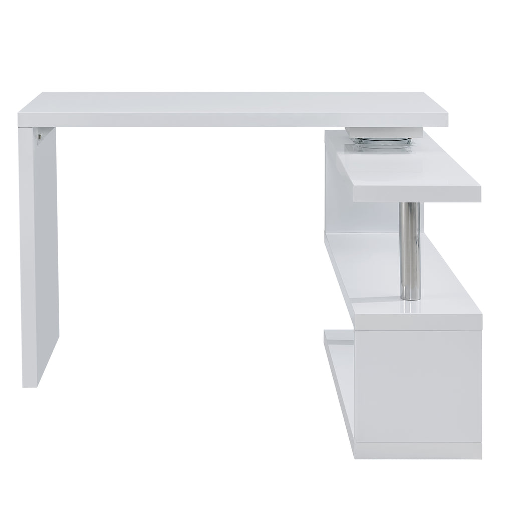 Sei Furniture Yates Multifunctional Corner L Desk W Shelves Ho3939