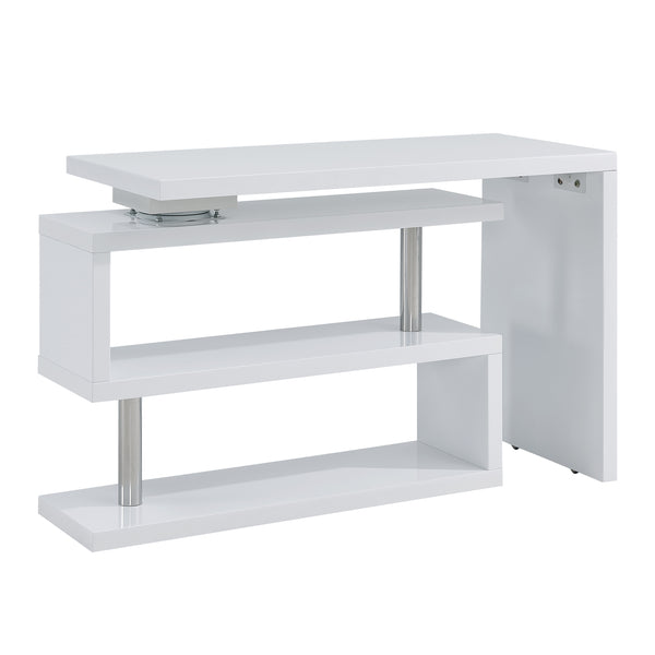 Sei Furniture Yates Multifunctional Corner L Desk W Shelves Ho3939