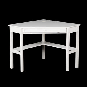 Sei Furniture Wardboro Corner Computer Desk White Ho6642