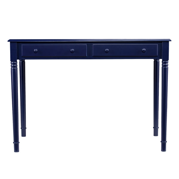 Sei Furniture Janice Farmhouse 2 Drawer Writing Desk Navy Ho8793