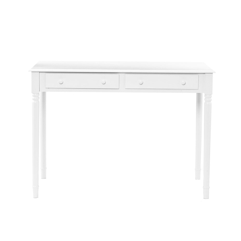 Sei Furniture Writing 2 Drawer Desk Crisp White Ho8800