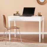 Sei Furniture Writing 2 Drawer Desk Crisp White Ho8800