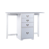 Sei Furniture Fold Out Organizer And Craft Desk White Ho9669
